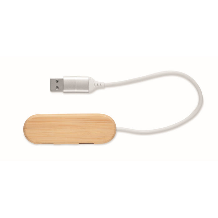 Hub USB dual cu 3 porturi "Vina C"