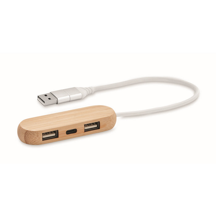 Hub USB dual cu 3 porturi "Vina C"