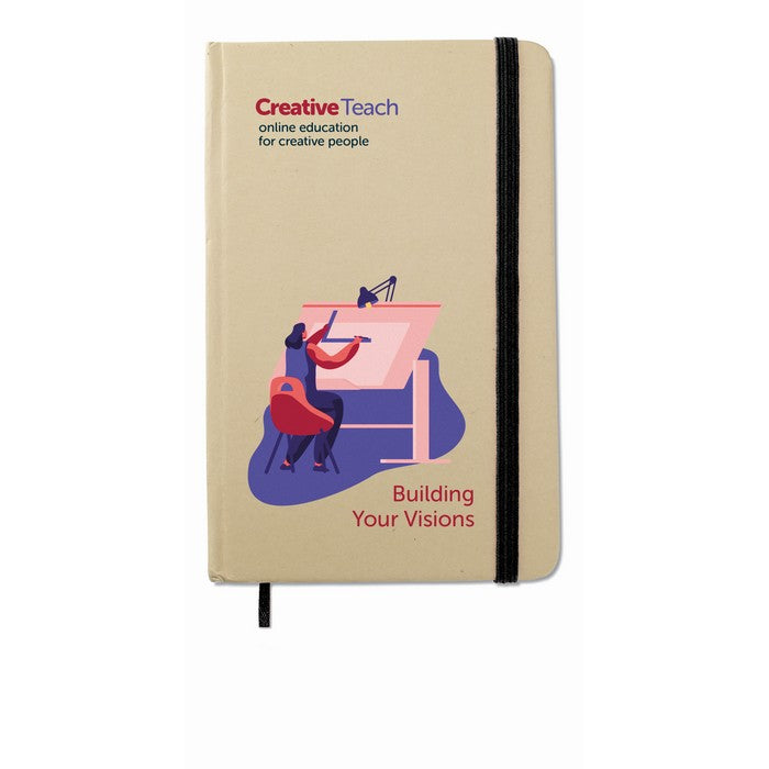 Caiet ~A6 9 x 14 cm din material reciclabil "Evernote"