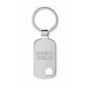Breloc metalic cu motiv casa "House key"