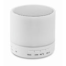 Boxa portabila bluetooth cu LED "Round White"