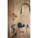 Sort canvas cu detalii din piele "Chef"