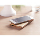 Baterie portabila cu incarcator wireless Baterie in bambus "Arena"