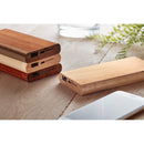 Baterie portabila cu incarcator wireless Baterie in bambus "Arena"