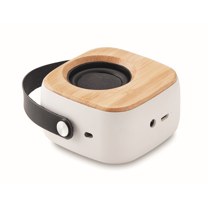 Boxa portabila bluetooth de 3W cu fata de bambus "Ohio Sound"