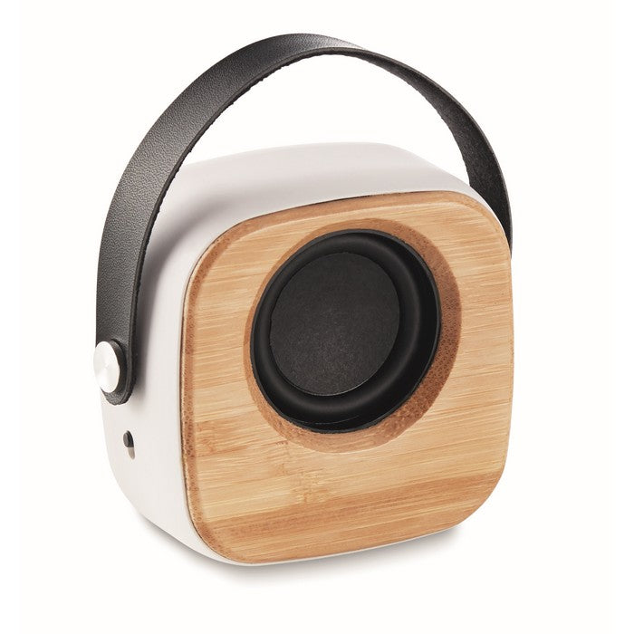 Boxa portabila bluetooth de 3W cu fata de bambus "Ohio Sound"