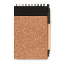 Blocnotes ~A6 14 x 9 x 0,7 cm, coperta pluta, pix. "Sonoracork"