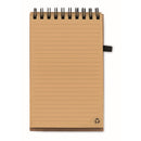 Blocnotes ~A6 14 x 9 x 0,7 cm, coperta pluta, pix. "Sonoracork"
