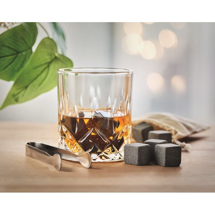 Set pentru whisky in cutie bambus "Inverness"