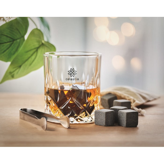 Set pentru whisky in cutie bambus "Inverness"