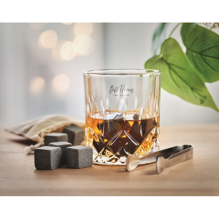 Set pentru whisky in cutie bambus "Inverness"