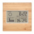 Statie meteo cu fata de bambus "Turku"