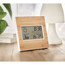 Statie meteo cu fata de bambus "Turku"