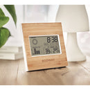 Statie meteo cu fata de bambus "Turku"