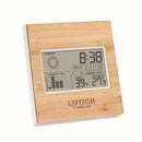 Statie meteo cu fata de bambus "Turku"