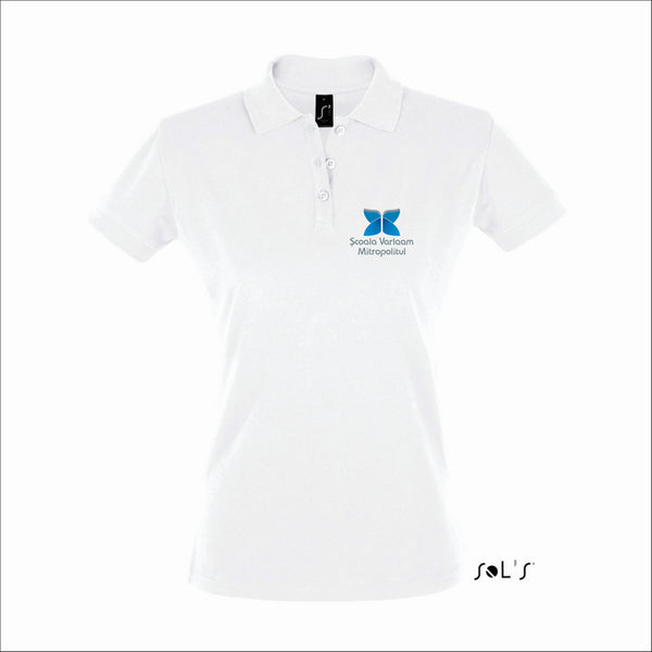 TRICOU POLO DAMA Sol's PERFECT WOMEN SO11347, Promo Back to School, imprimat policormie ecuson fata inclus in pret*