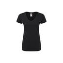 *TRICOU Fruit of the Loom "Valueweight T" CLASIC DAMA, NEGRU, MERIMEA 2XL 61372BKXXL, lichidare de stoc