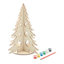 Brad de Crăciun din lemn DIY cu 6 culori pe bază de apă TREE AND PAINT