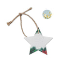 Ornament de Crăciun din hârtie cu semințe de flori STARSEED