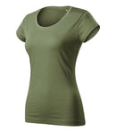 Tricou din bumbac cu guler rotund și finisaj cu silicon Malfini Viper Free F61