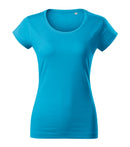 Tricou din bumbac cu guler rotund și finisaj cu silicon Malfini Viper Free F61