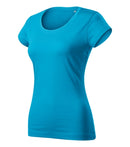 Tricou din bumbac cu guler rotund și finisaj cu silicon Malfini Viper Free F61