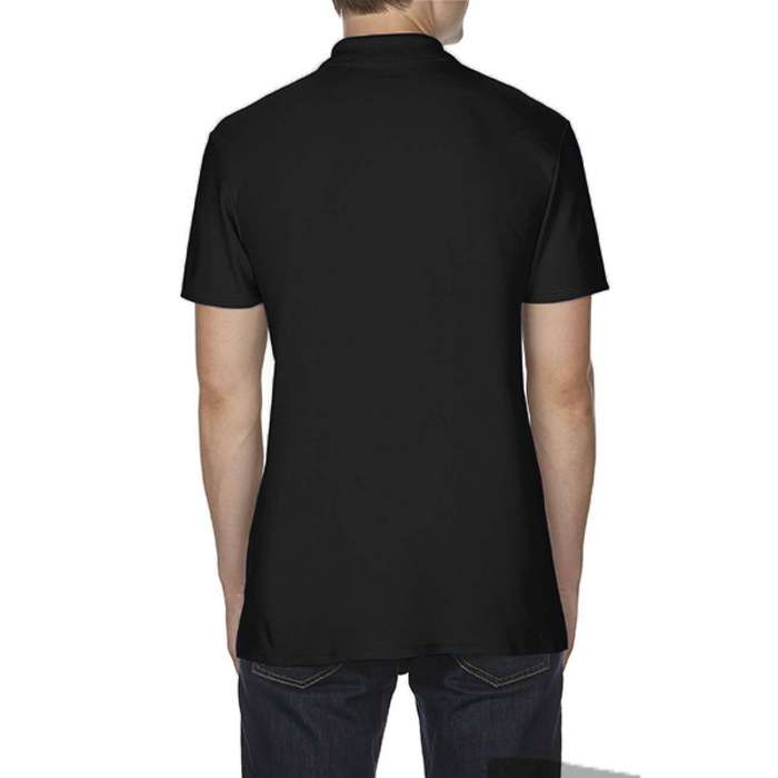 TRICOU POLO BARBATESC Gildan Softstyle® Double Pique GI64800, Promo Back to School, imprimat policormie ecuson fata inclus in pret*