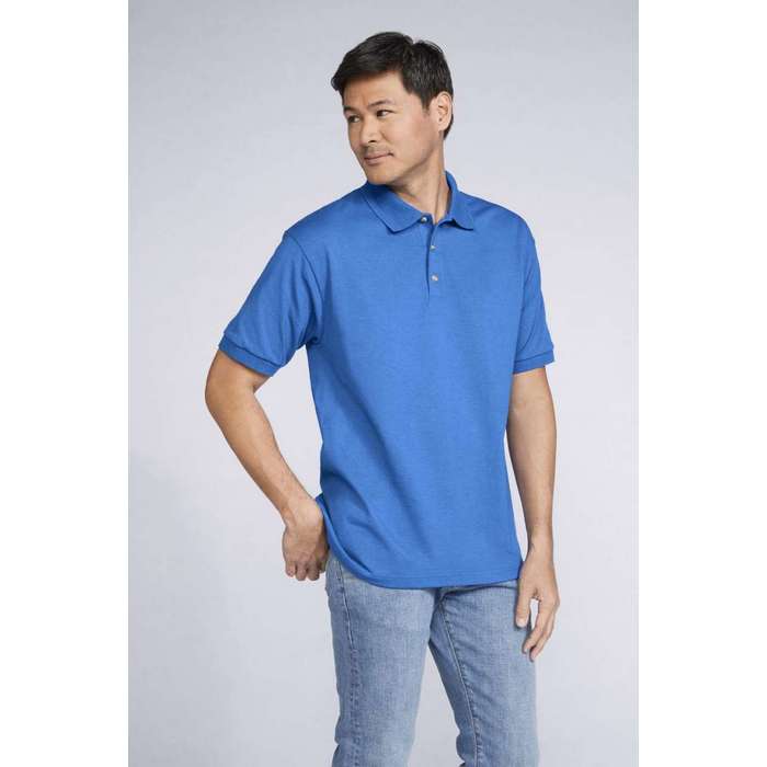 TRICOU POLO UNISEX Gildan Dryblend® GI8800, Promo Back to School, imprimat policormie ecuson fata inclus in pret*
