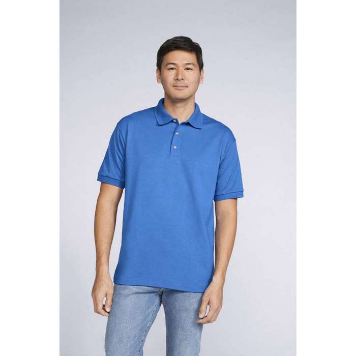 TRICOU POLO UNISEX Gildan Dryblend® GI8800, Promo Back to School, imprimat policormie ecuson fata inclus in pret*