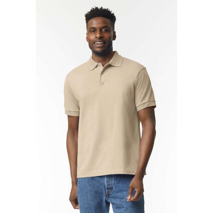 TRICOU POLO UNISEX Gildan Dryblend® GI8800, Promo Back to School, imprimat policormie ecuson fata inclus in pret*