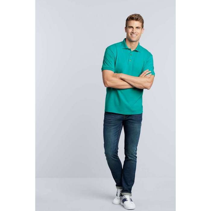 TRICOU POLO UNISEX Gildan Dryblend® GI8800, Promo Back to School, imprimat policormie ecuson fata inclus in pret*