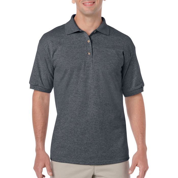 TRICOU POLO UNISEX Gildan Dryblend® GI8800, Promo Back to School, imprimat policormie ecuson fata inclus in pret*