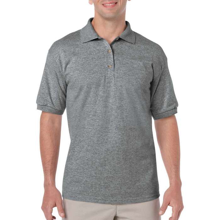 TRICOU POLO UNISEX Gildan Dryblend® GI8800, Promo Back to School, imprimat policormie ecuson fata inclus in pret*