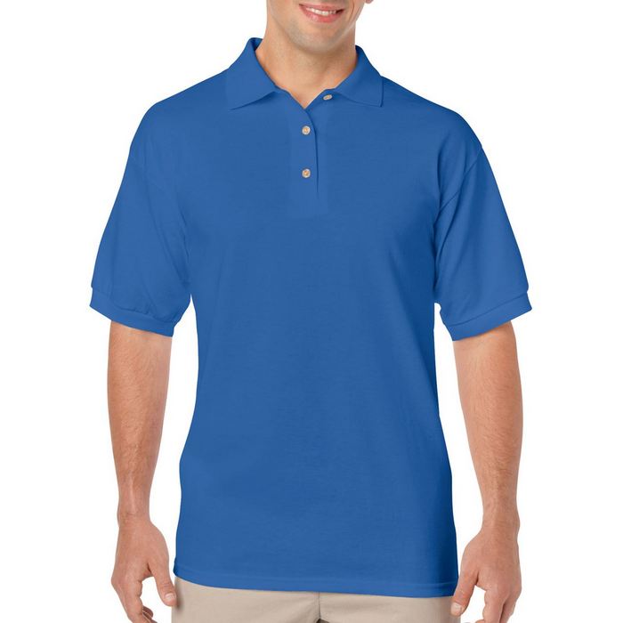 TRICOU POLO UNISEX Gildan Dryblend® GI8800, Promo Back to School, imprimat policormie ecuson fata inclus in pret*