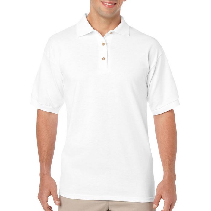 TRICOU POLO UNISEX Gildan Dryblend® GI8800, Promo Back to School, imprimat policormie ecuson fata inclus in pret*