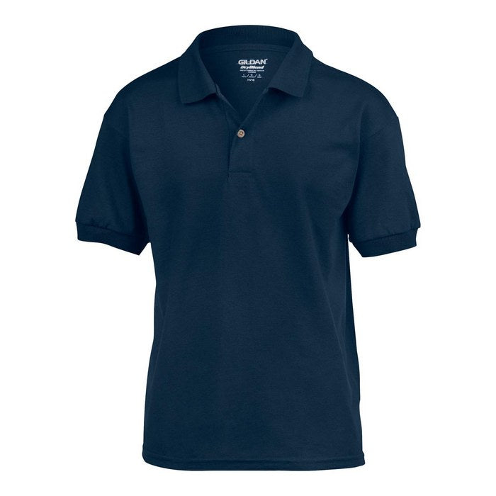TRICOU POLO COPII Gildan Dryblend® GIB8800, Promo Back to School, imprimat policormie ecuson fata inclus in pret*