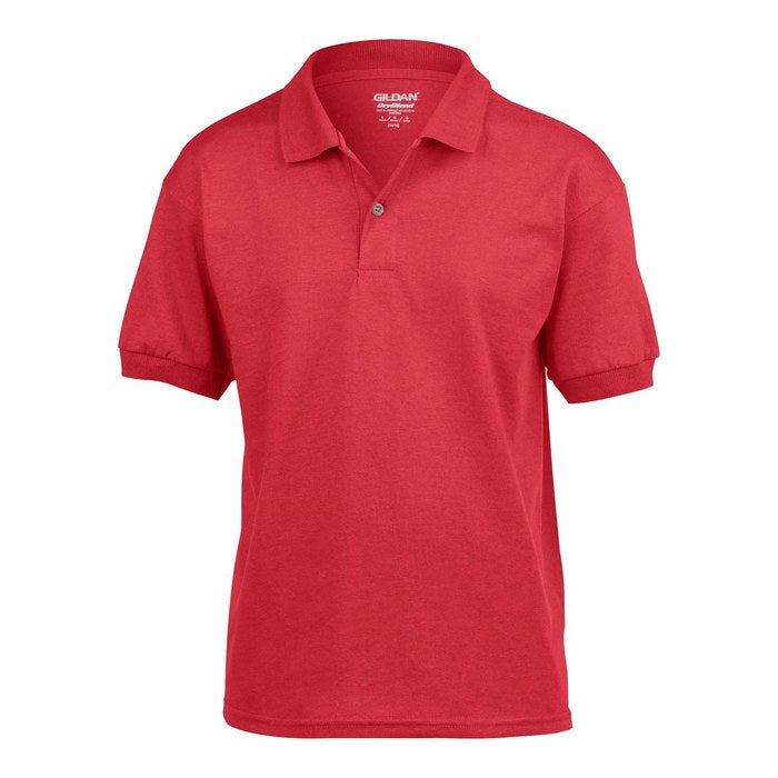 TRICOU POLO COPII Gildan Dryblend® GIB8800, Promo Back to School, imprimat policormie ecuson fata inclus in pret*