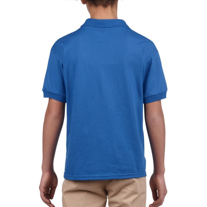 TRICOU POLO COPII Gildan Dryblend® GIB8800, Promo Back to School, imprimat policormie ecuson fata inclus in pret*