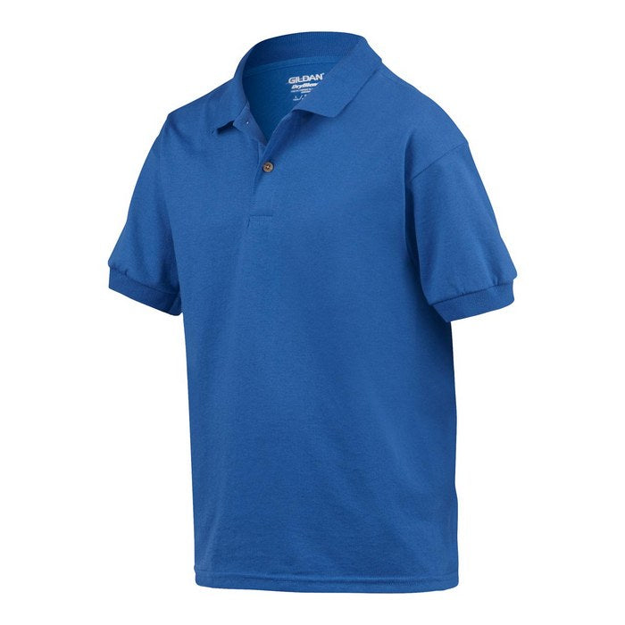 TRICOU POLO COPII Gildan Dryblend® GIB8800, Promo Back to School, imprimat policormie ecuson fata inclus in pret*