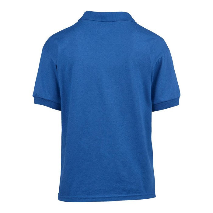 TRICOU POLO COPII Gildan Dryblend® GIB8800, Promo Back to School, imprimat policormie ecuson fata inclus in pret*