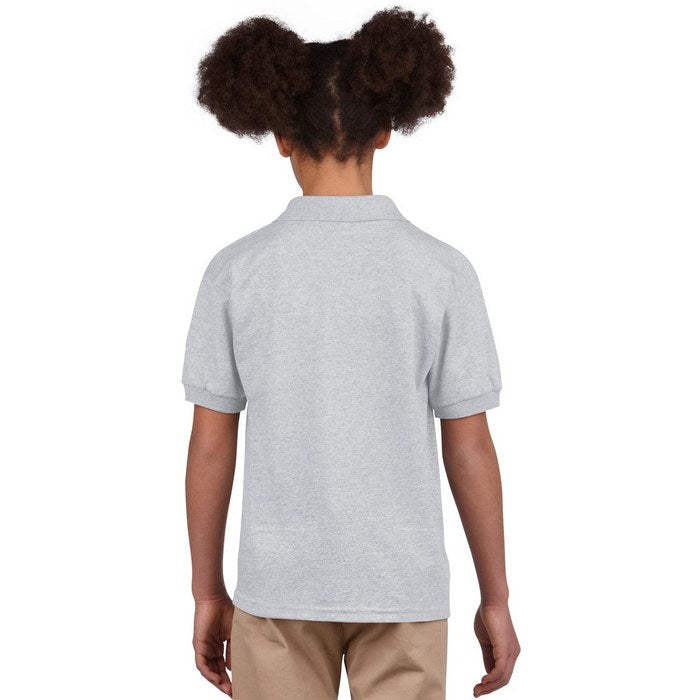 TRICOU POLO COPII Gildan Dryblend® GIB8800, Promo Back to School, imprimat policormie ecuson fata inclus in pret*