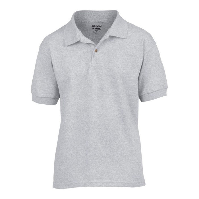 TRICOU POLO COPII Gildan Dryblend® GIB8800, Promo Back to School, imprimat policormie ecuson fata inclus in pret*