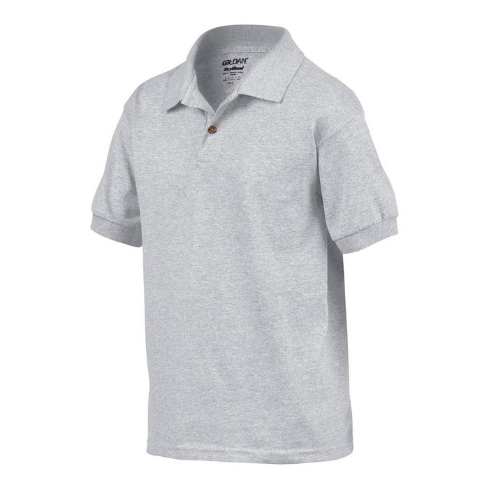TRICOU POLO COPII Gildan Dryblend® GIB8800, Promo Back to School, imprimat policormie ecuson fata inclus in pret*
