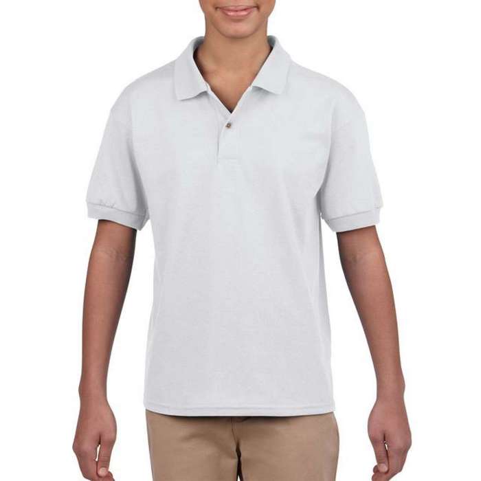 TRICOU POLO COPII Gildan Dryblend® GIB8800, Promo Back to School, imprimat policormie ecuson fata inclus in pret*