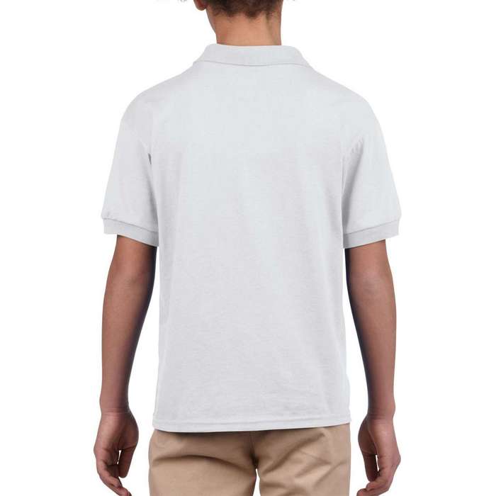 TRICOU POLO COPII Gildan Dryblend® GIB8800, Promo Back to School, imprimat policormie ecuson fata inclus in pret*