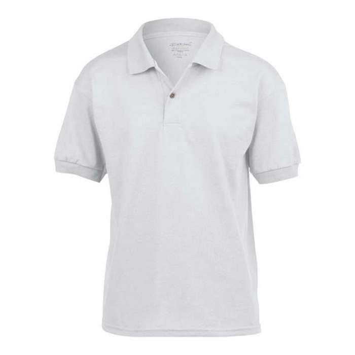 TRICOU POLO COPII Gildan Dryblend® GIB8800, Promo Back to School, imprimat policormie ecuson fata inclus in pret*