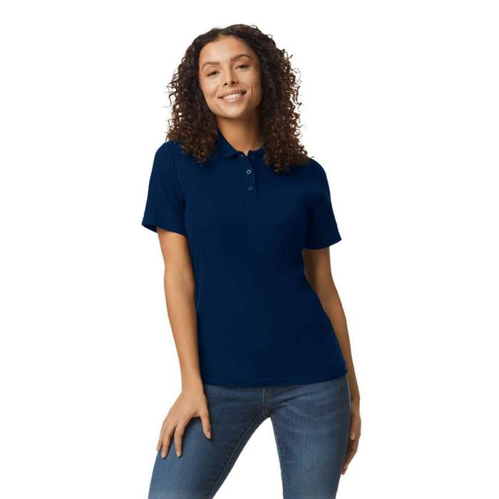 TRICOU POLO DAMA Gildan Softstyle® Double Pique GIL64800-B3