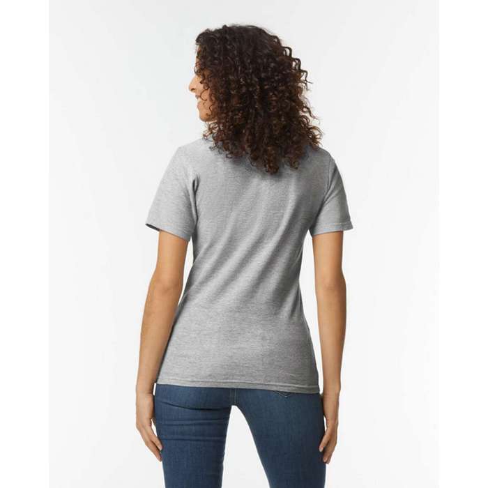 TRICOU POLO DAMA Gildan Softstyle® Double Pique GIL64800-B3, Promo Back to School, imprimat policormie ecuson fata inclus in pret*