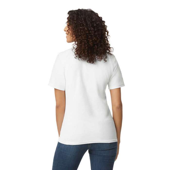 TRICOU POLO DAMA Gildan Softstyle® Double Pique GIL64800-B3, Promo Back to School, imprimat policormie ecuson fata inclus in pret*