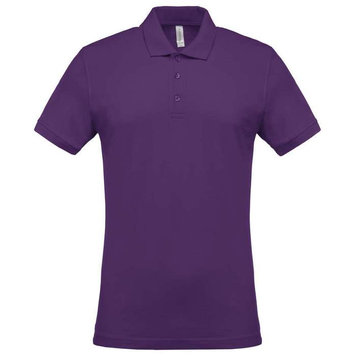 TRICOU POLO BARBATESC Kariban Pique KA254, Promo Back to School, imprimat policormie ecuson fata inclus in pret*